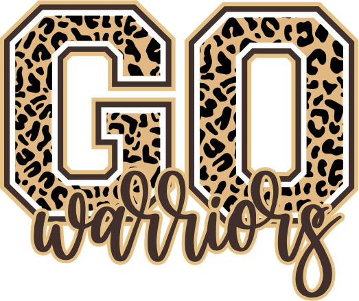 (s334-1) Go Warriors Leopard Print