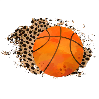 (s334-C3) Basketball Leopard Team Mom Custom Text