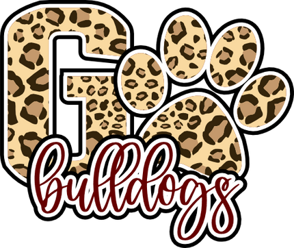 (334-02-B) Go Bulldogs Team Name