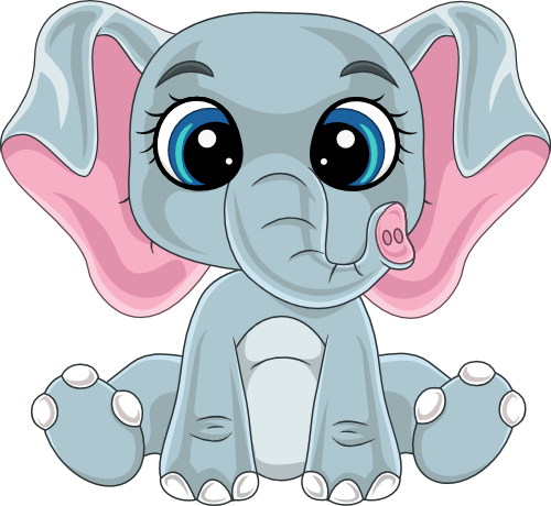 (s337-2-3D) Baby Elephant