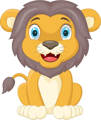 (s337-2-1E) Lion Sitting