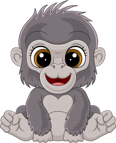 (s337-2-3F) Baby Gorilla