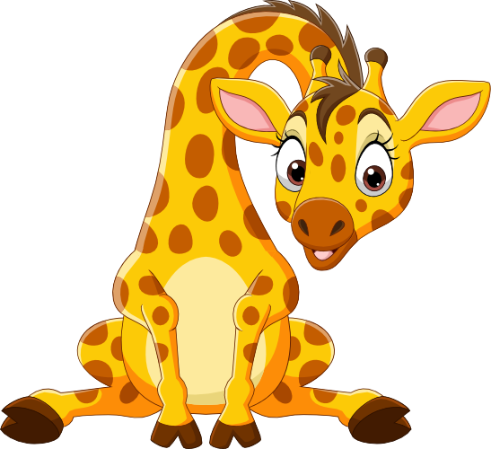 (s337-2-1L) Baby Giraffe