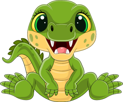 (s337-2-3L) Baby Aligator Crocodile