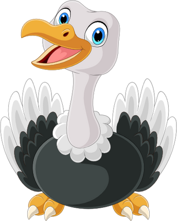 (s337-02-2O) Ostrich