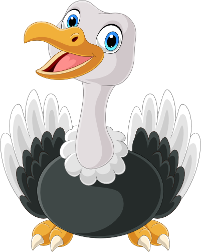 (s337-02-2O) Ostrich