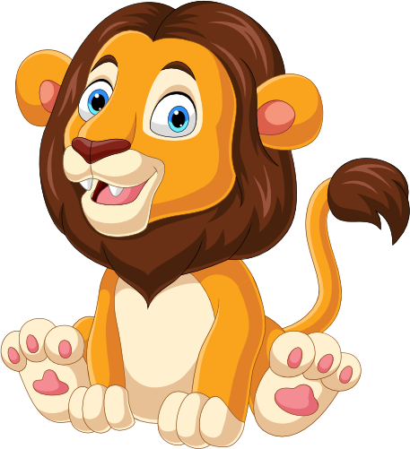 (s337-2-2P) Lion Sitting