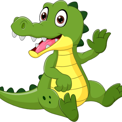 (s337-2-1R) Baby Aligator Crocodile