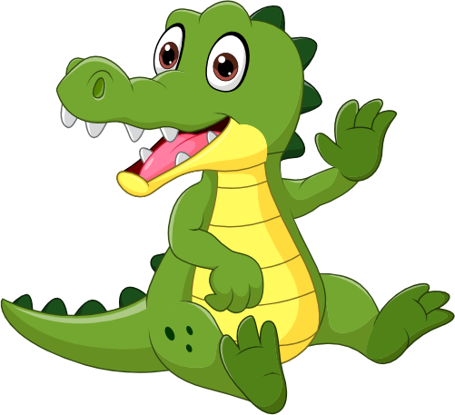 (s337-2-1R) Baby Aligator Crocodile