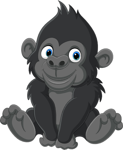 (s337-2-2S) Baby Gorilla