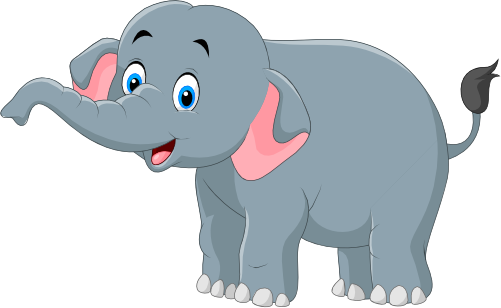 (s337-2-1W) Baby Elephant