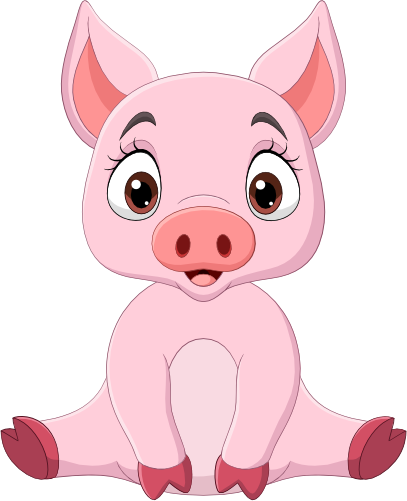 (s337-03-1H) Baby Pig