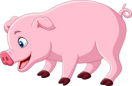 (s337-03-1W) Pig