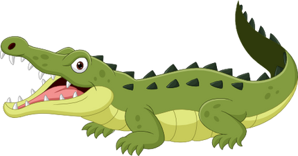 (s337-5-1A) Aligator Crocodile