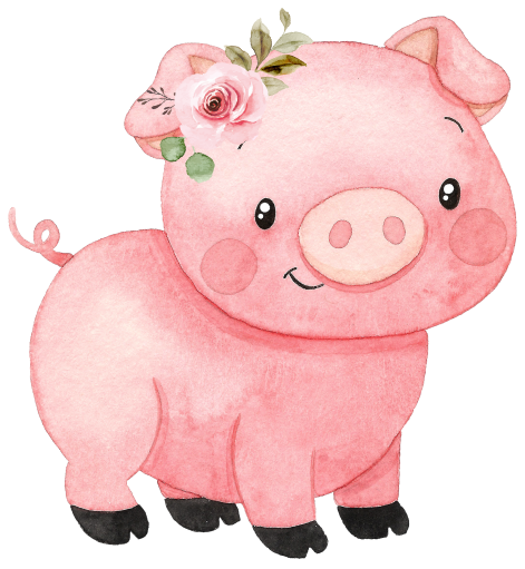 (s034-1-O) Pig Flowers