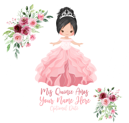 (342-05) Mis Quince Anos, Mis Quinceanera, 15 Fifteen, Sweet 16 Sixteen