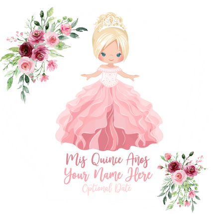 (342-05) Mis Quince Anos, Mis Quinceanera, 15 Fifteen, Sweet 16 Sixteen