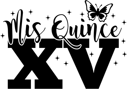 (342-07) Mis Quince XV Butterfly Quinceañera