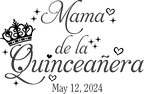 (s342-8B) Mama Papa de la Quinceañera Custom Family