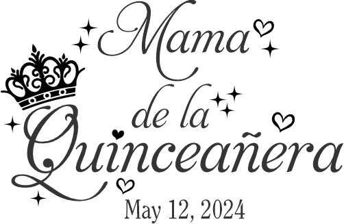 (s342-8B) Mama Papa de la Quinceañera Custom Family