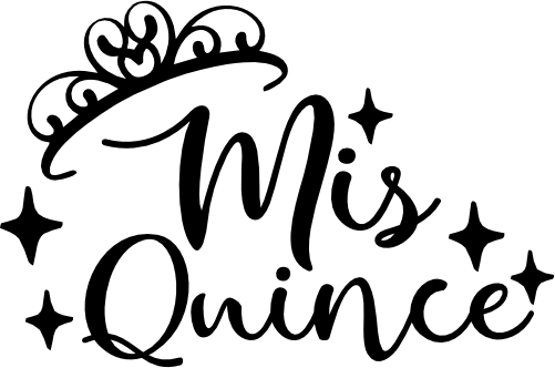 (342-01-C) Mis Quince Quinceañera optional Name or Date