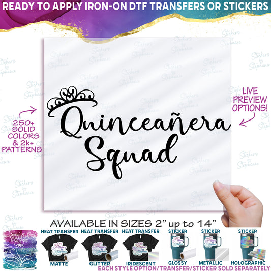 (s342-1-E) Quinceañera Squad, Court