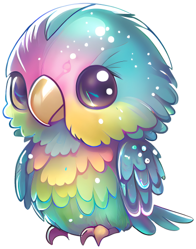 (s343-2-A) Colorful Parrot