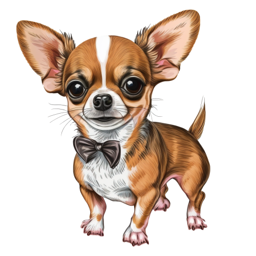 (s343-6-3P)  Chihuhua Bowtie