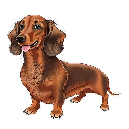 (s343-06-3Z)  Dachsund