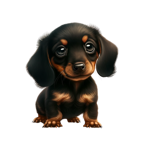 (s343-01-2C)  Dachsund Puppy
