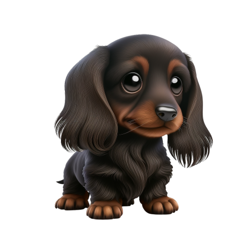 (s343-01-2D)  Dachsund Puppy
