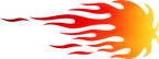 (s344-1-C) Hot Rod Flames Flame Flaming