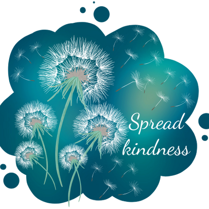 (347-03-A) Spread Kindness Dandelions