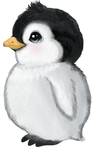 (s348-W) Baby Penguin