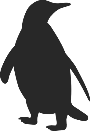 (348-H) Penguin Silhouette
