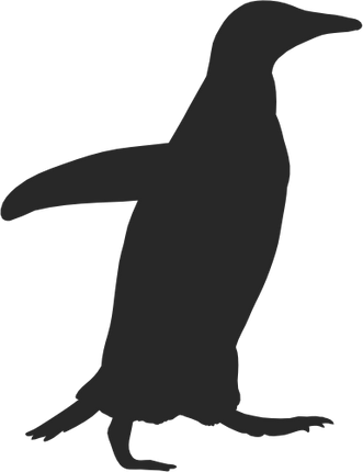 (348-I) Penguin Silhouette