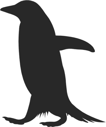 (348-J) Penguin Silhouette