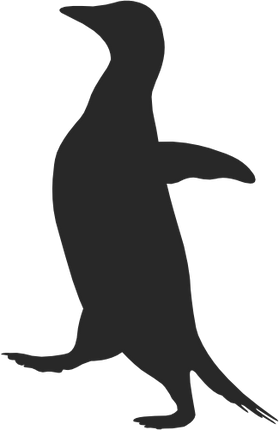 (348-K) Penguin Silhouette