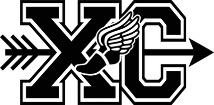 (s349-1C) XC Track Cross Country Foot Wings Arrow
