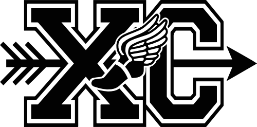 (s349-1C) XC Track Cross Country Foot Wings Arrow