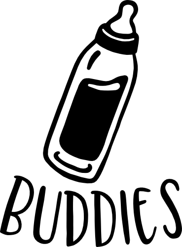 (s350) Drinking Buddies Baby Milk Bottle