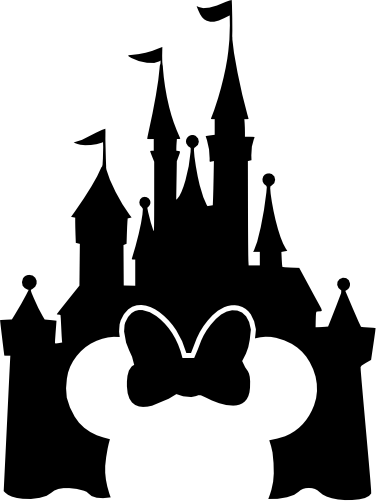 (351-D1-2N) Minnie Mouse Cutout Castle