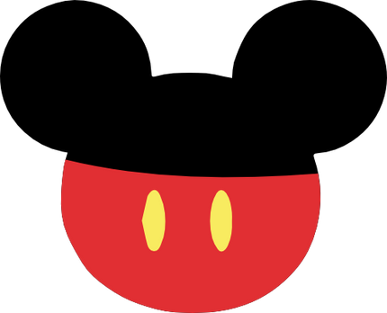(351-D1-1O) Mickey Mouse Head