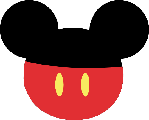 (351-D1-1O) Mickey Mouse Head