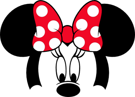 (351-D1-1H) Minnie Mouse Face