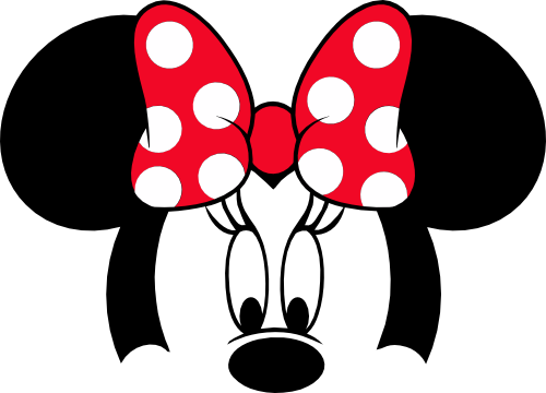 (s351-D1-01) Minnie Mouse Face
