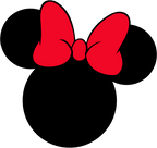 (s351-D1-07-I) Minnie Mouse Head