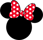(s351-D1-07-I) Minnie Mouse Head