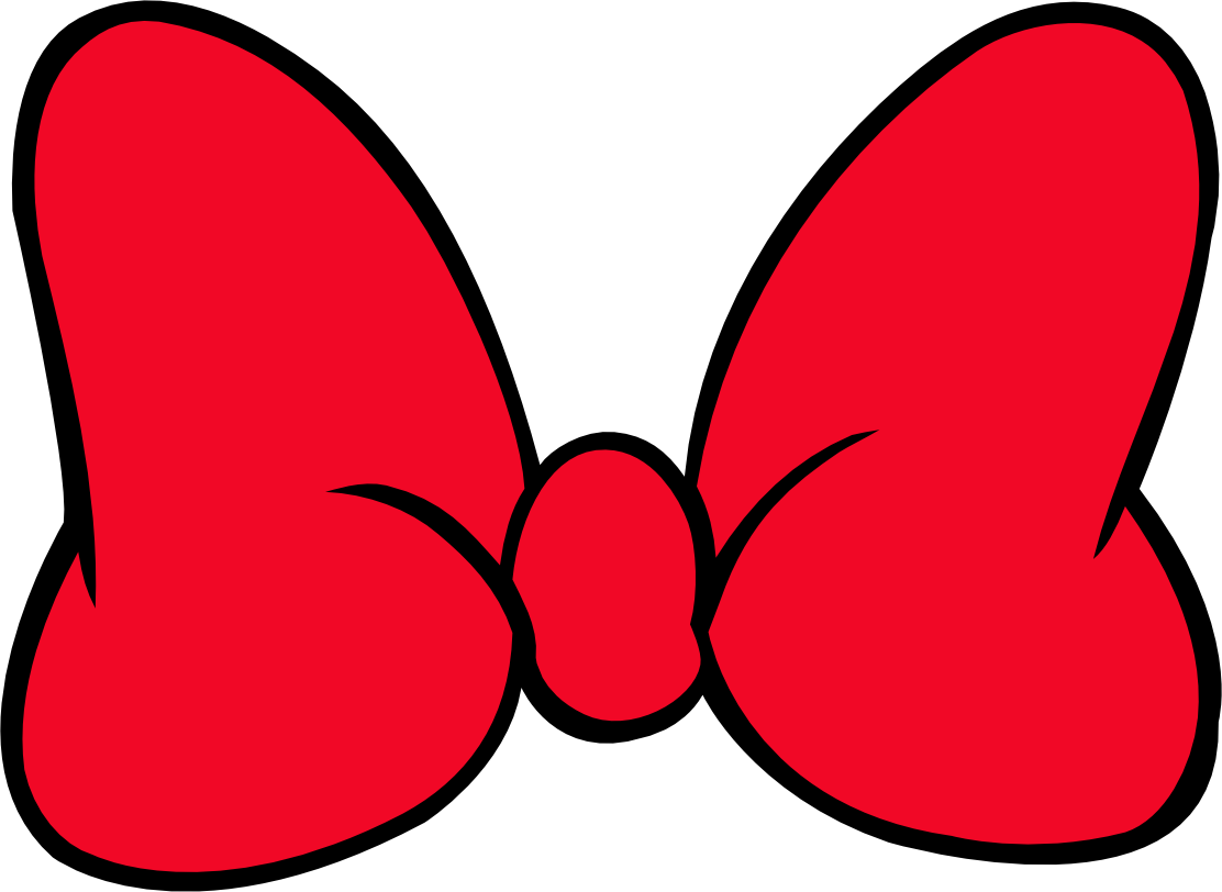 (s351-D1-07-L) Minnie Mouse Bow