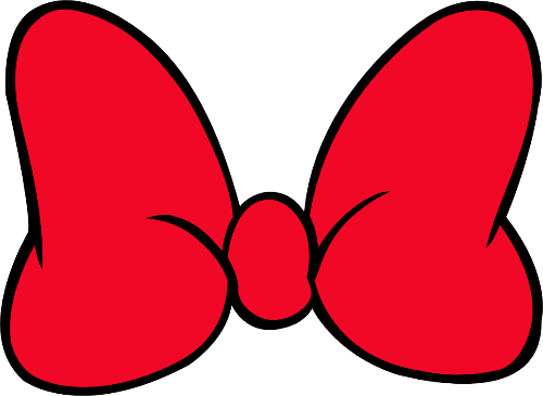 (351-D1-1L) Minnie Mouse Bow